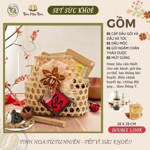 Set Sức Khỏe - Giỏ Quà Mừng Xuân - Double