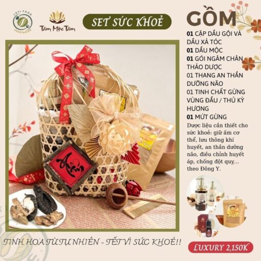 Set Sức Khỏe - Giỏ Quà Mừng Xuân - Luxury