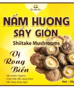 Nấm Hương Sấy Giòn Vị Rong Biển 30g